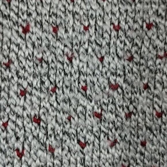 Great Northwest Clothing Sweater Women's Red Grey Cardigan Button Down Size XL - Picture 3 of 8